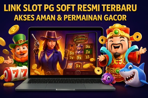 Ilustrasi 3D mewah bertema PG Soft dengan nuansa slot online resmi, menampilkan simbol scatter, bonus, dan elemen permainan gacor.
